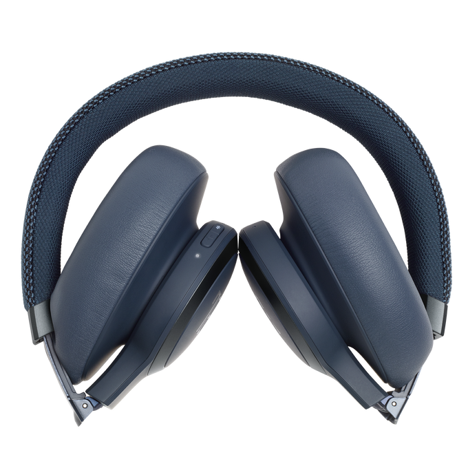 JBL Live 650BTNC - Blue - Wireless Over-Ear Noise-Cancelling Headphones - Detailshot 8 image number null